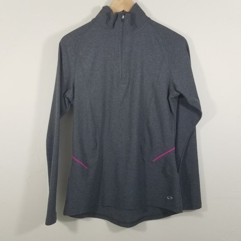 Champion Reflective Semi Fitted Long Sleeve Top M